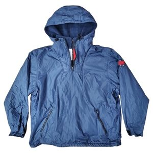 Vintage TOMMY HILFIGER Jacket Pullover Embroidered Logo Outdoor